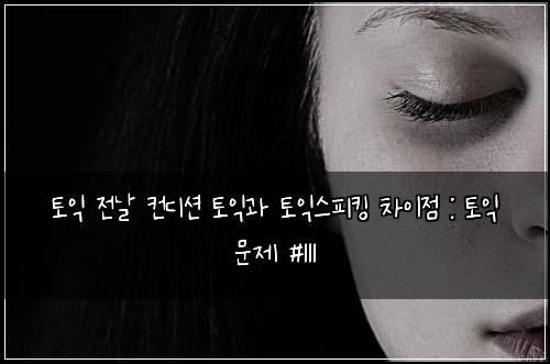 토익 전날 컨디션 토익과 토익스피킹 차이점 : 토익 문제 #111