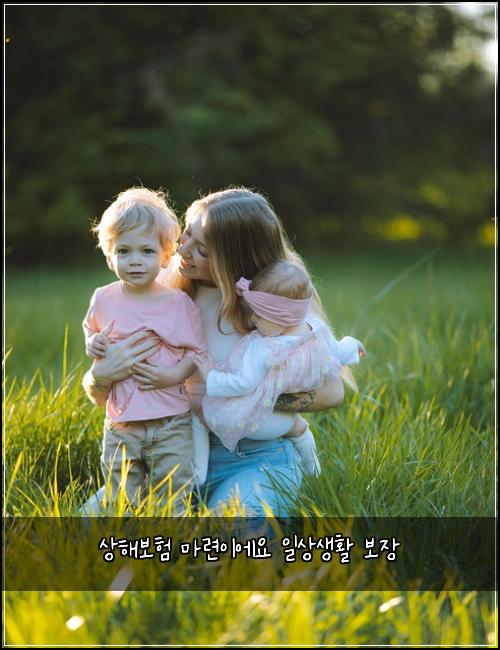 상해보험 마련이에요  일상생활 보장