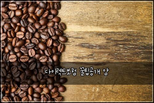 다이렉트보험 꿀팁공개  암