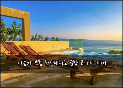 ์๋์ฐจ ๋ณดํ ํ์ธํด๋ฌ์ ์ ์ฝ 8๊ฐ์ง ์งํ