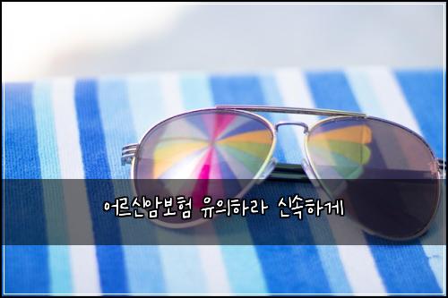 어르신암보험 유의하라  신속하게