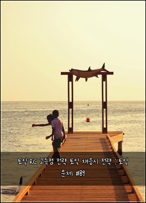 토익 RC 고득점 전략 토익 재응시 전략 : 토익 문제 #89