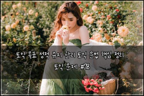 ν μ΅ λͺ©ν μ±μ μ μ§ κ΄λ¦¬ ν μ΅ λ¬Έλ² ν΅μ¬ μ 리 : ν μ΅ λ¬Έμ #78