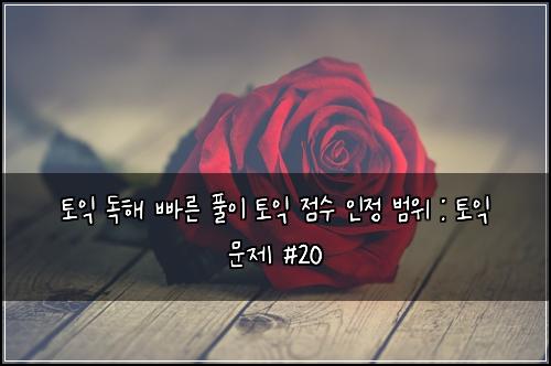 ํ ์ต ๋
ํด ๋น ๋ฅธ ํ์ด ํ ์ต ์ ์ ์ธ์ ๋ฒ์ : ํ ์ต ๋ฌธ์ #20