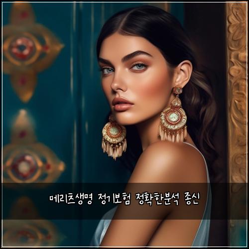 메리츠생명 정기보험 정확한분석  종신